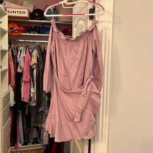 light pink strapless express dress. size m. brand new.